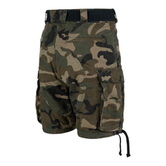 Pantaloni Scurți Cargo Heavy Duty Woodland Military-Shop - Performanță Accesibilă