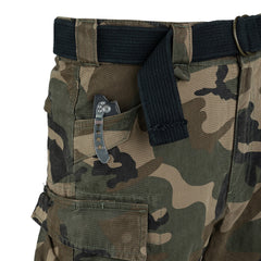 Pantaloni Scurți Cargo Heavy Duty Woodland Military-Shop - Performanță Accesibilă