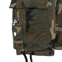 Pantaloni Scurți Cargo Heavy Duty Woodland Military-Shop - Performanță Accesibilă