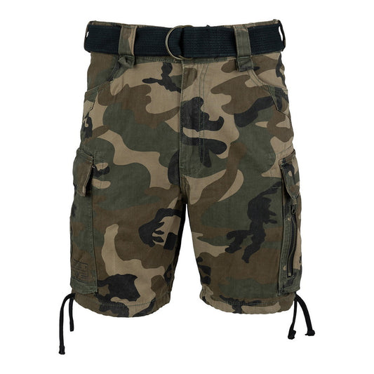 Pantaloni Scurți Cargo Heavy Duty Woodland Military-Shop - Performanță Accesibilă