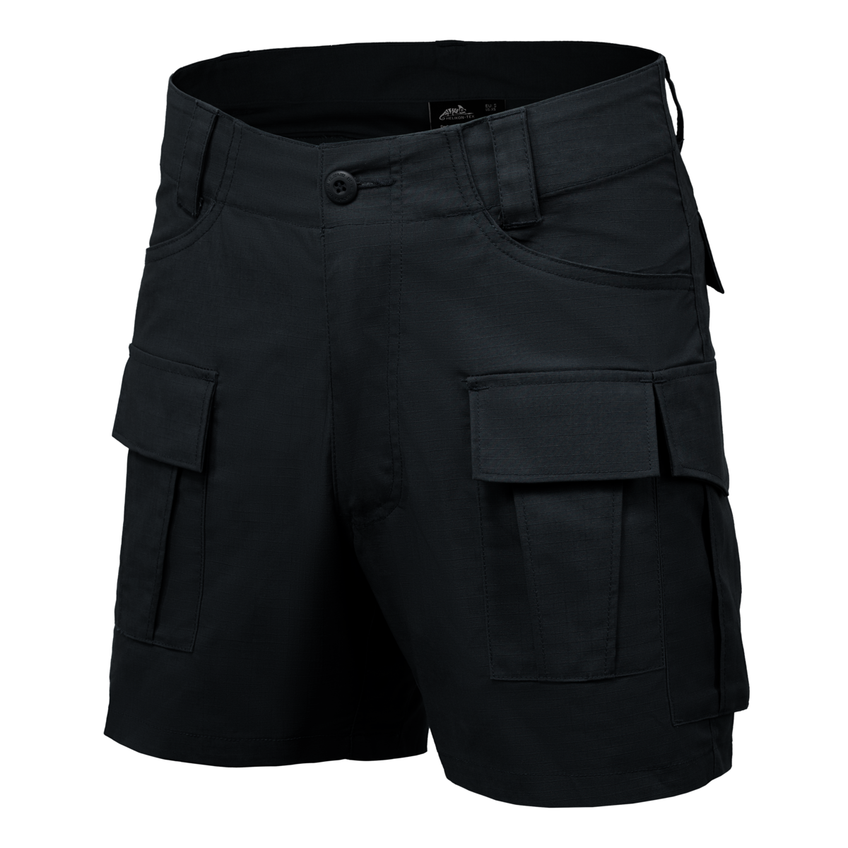 Pantaloni Scurți Cargo Helikon-Tex PolyCotton Ripstop Negri