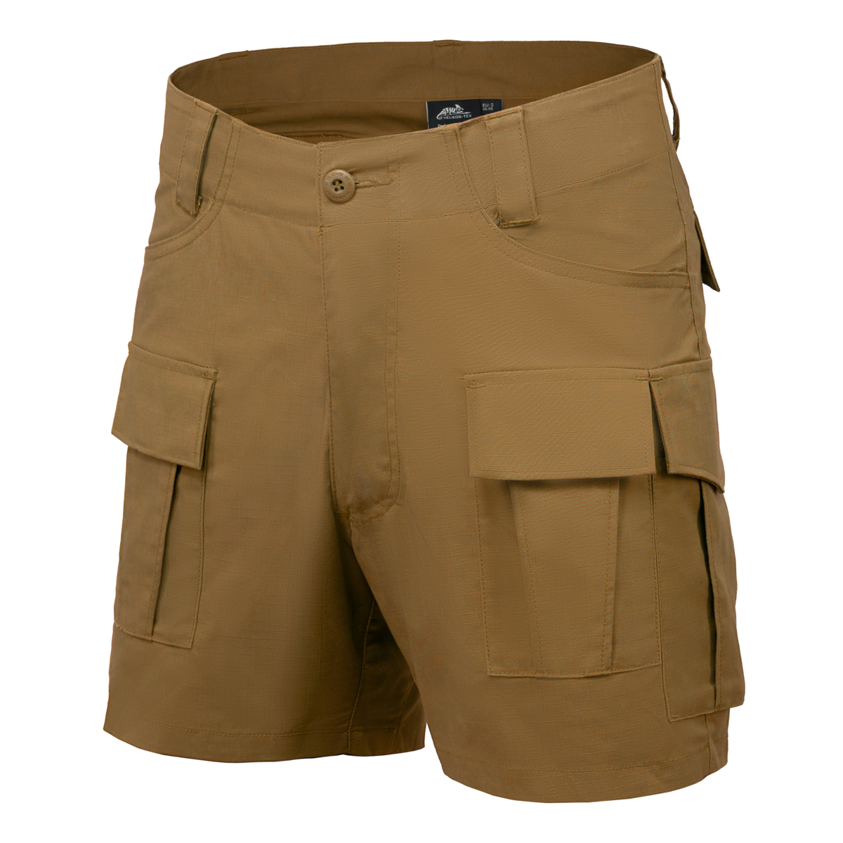 Pantaloni Scurți Cargo Helikon-Tex PolyCotton Stretch Ripstop Coyote