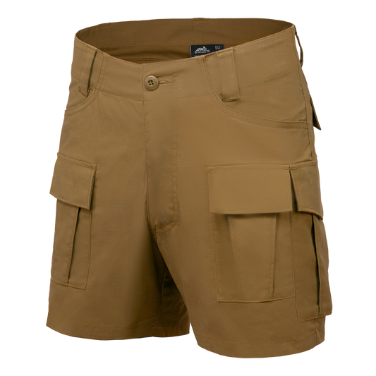 Pantaloni Scurți Cargo Helikon-Tex PolyCotton Stretch Ripstop Coyote