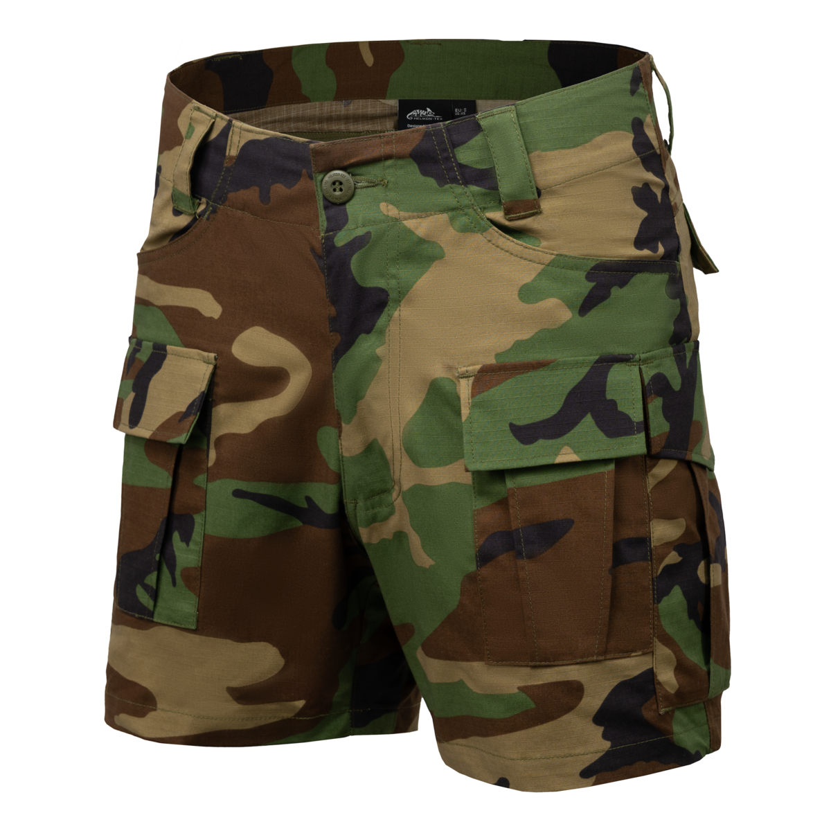 Pantaloni Scurți Cargo Helikon-Tex US Woodland Ripstop