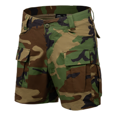 Pantaloni Scurți Cargo Helikon-Tex US Woodland Ripstop