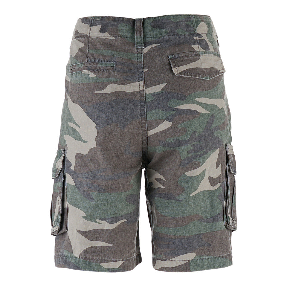 Pantaloni Scurți Cargo Kinder Cargo Stonewashed Woodland - Durabilitate și Stil