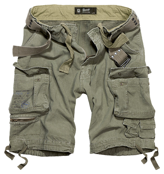 Pantaloni scurți Cargo Savage Vintage - Bumbac, Stil Distressed