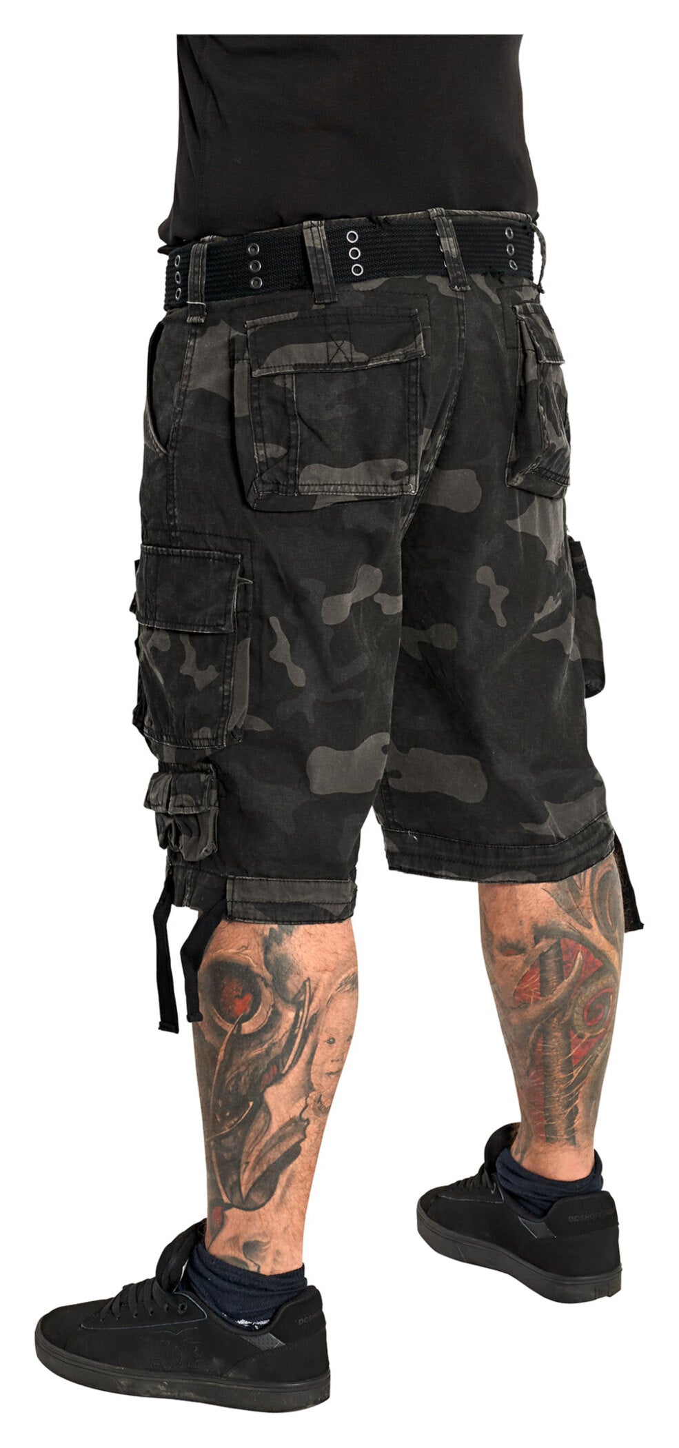 Pantaloni scurți Cargo Savage Vintage - Bumbac, Stil Distrus
