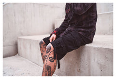 Pantaloni scurți Cargo Savage Vintage - Bumbac, Stil Distrus