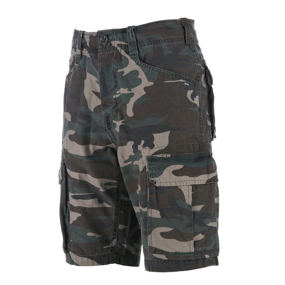 Pantaloni scurți Cargo Stonewashed Woodland Fostex - Durabilitate și Stil Autentic