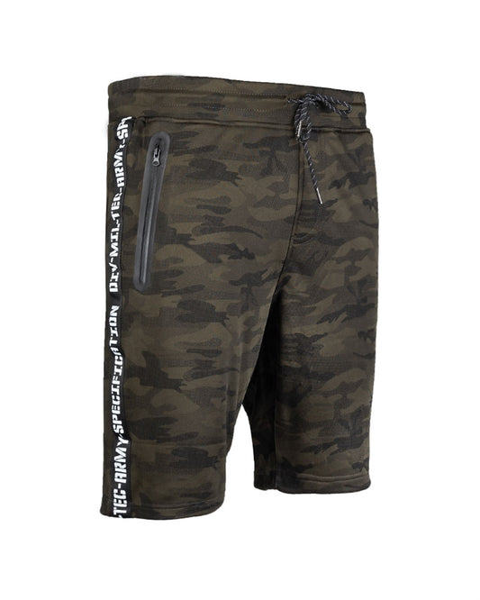 Pantaloni Scurți de Antrenament Mil-Tec – 100% Poliester, Woodland