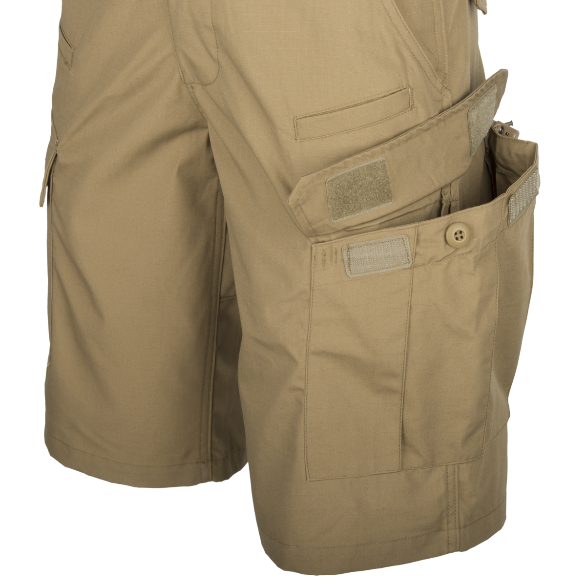 Pantaloni scurți Helikon-Tex CPU PolyCotton Ripstop Coyote