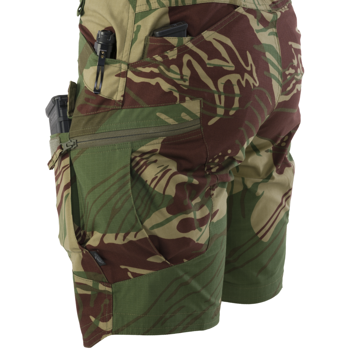 Pantaloni Scurți Helikon-Tex UTS PolyCotton Stretch Ripstop Taiga Green