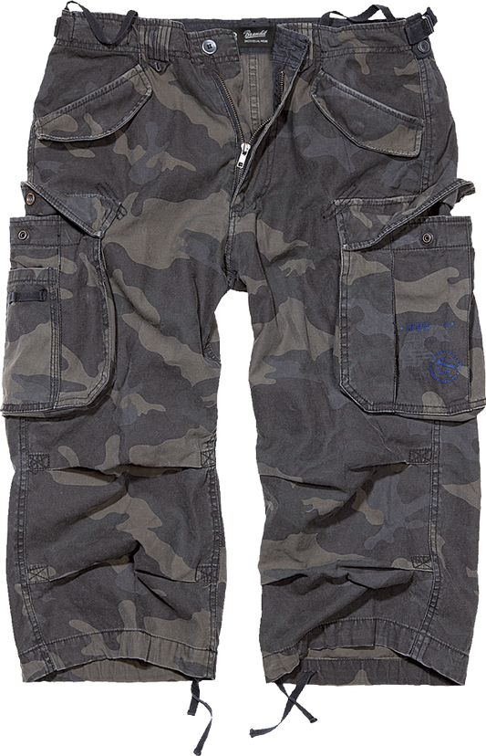 Pantaloni Scurti Industry Vintage 3/4 Dark Camo Brandit - Confort Tactic Zilnic