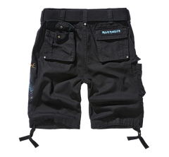 Pantaloni Scurti Iron Maiden Savage Fear of the Dark Negru Brandit - Stil Rebel Autentic