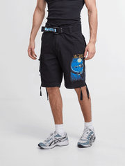 Pantaloni Scurti Iron Maiden Savage Fear of the Dark Negru Brandit - Stil Rebel Autentic