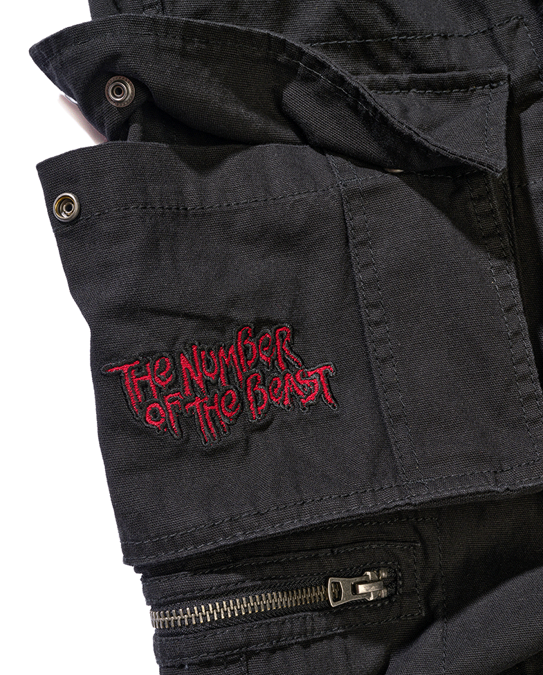 Pantaloni Scurti Iron Maiden Savage The Number of The Beast black edition Negru Brandit - Confort Tactic Zilnic