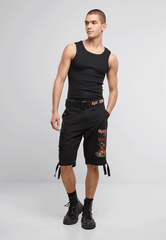 Pantaloni Scurti Iron Maiden Savage The Number of The Beast black edition Negru Brandit - Confort Tactic Zilnic