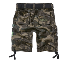 Pantaloni Scurti Iron Maiden Savage The Number of The Beast Dark Camo Brandit - Durabilitate pentru Teren