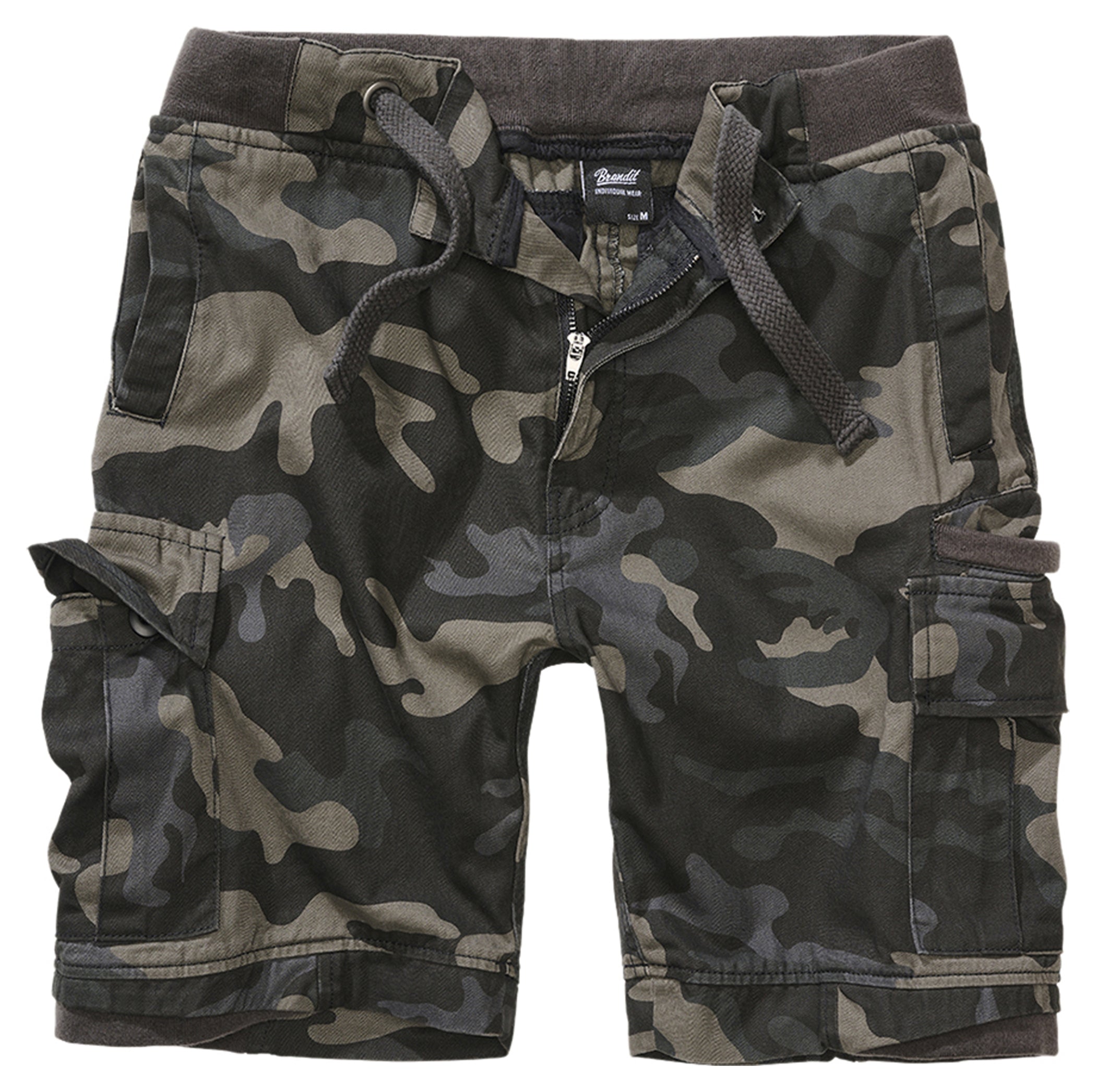 Pantaloni Scurți Packham Brandit - Cargo, Robuști, Camuflaj