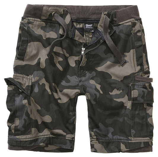 Pantaloni Scurți Packham Brandit - Cargo, Robuști, Camuflaj