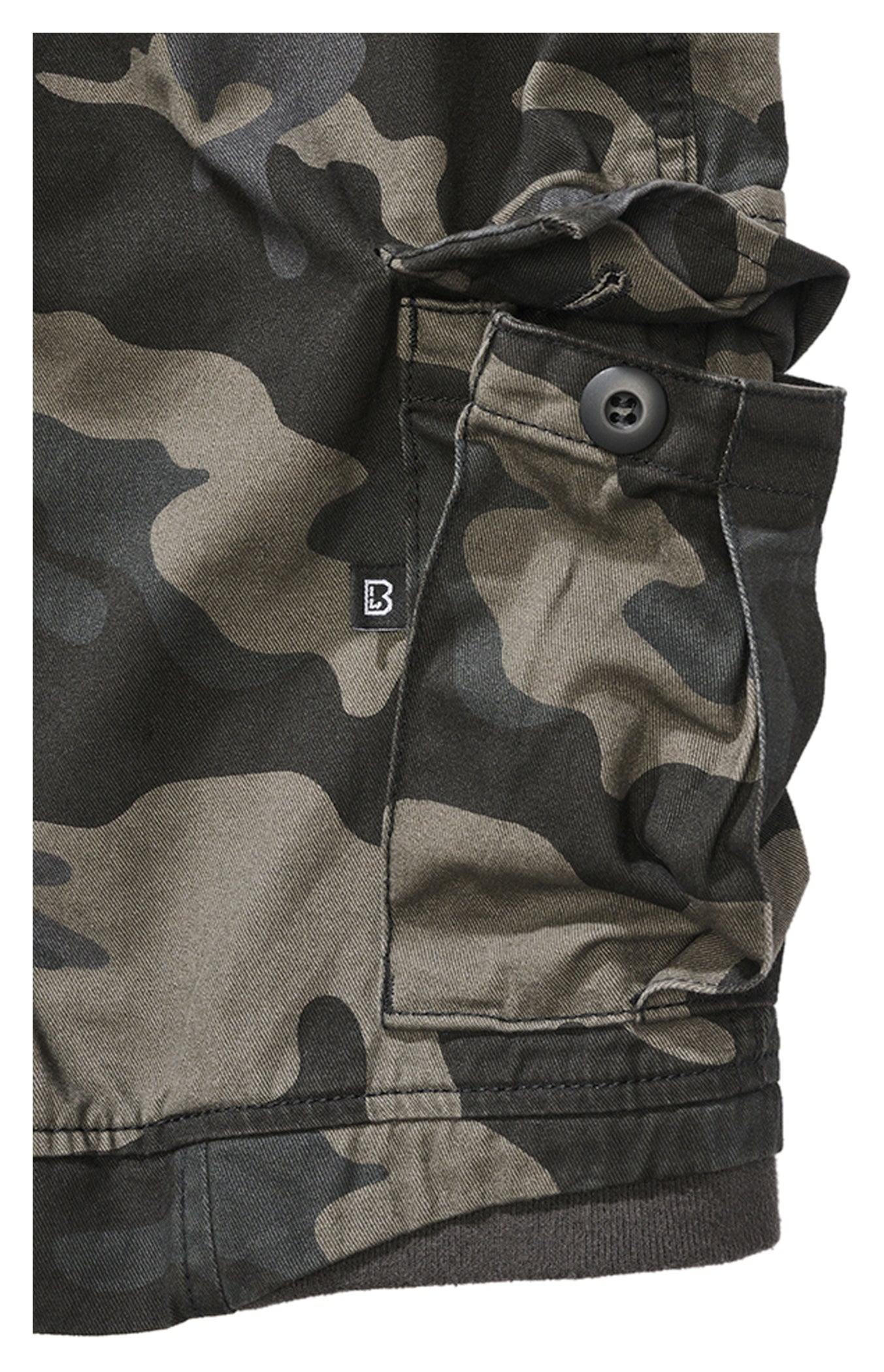 Pantaloni Scurți Packham Brandit - Cargo, Robuști, Camuflaj