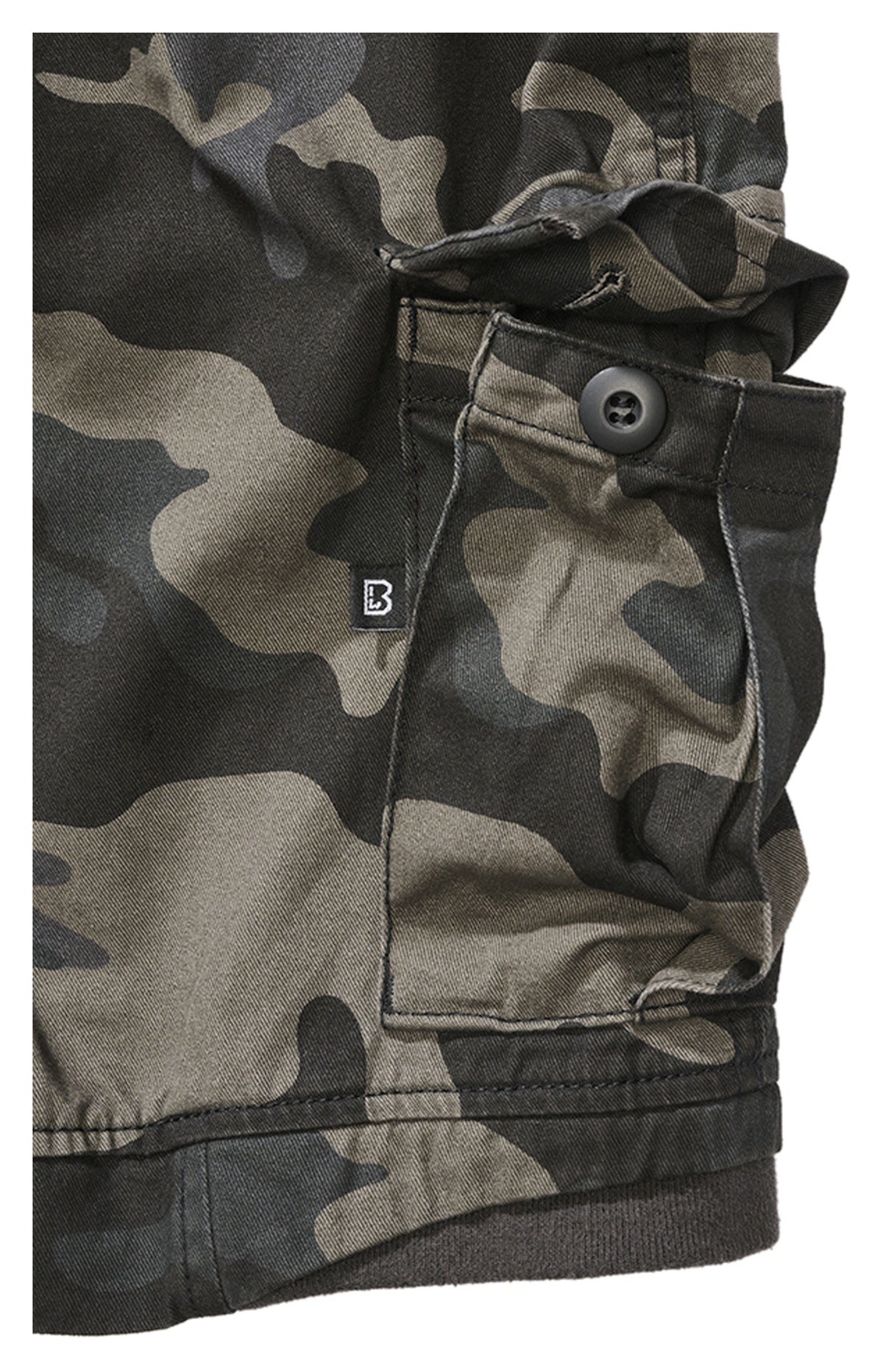 Pantaloni Scurți Packham Brandit - Cargo, Robuști, Camuflaj