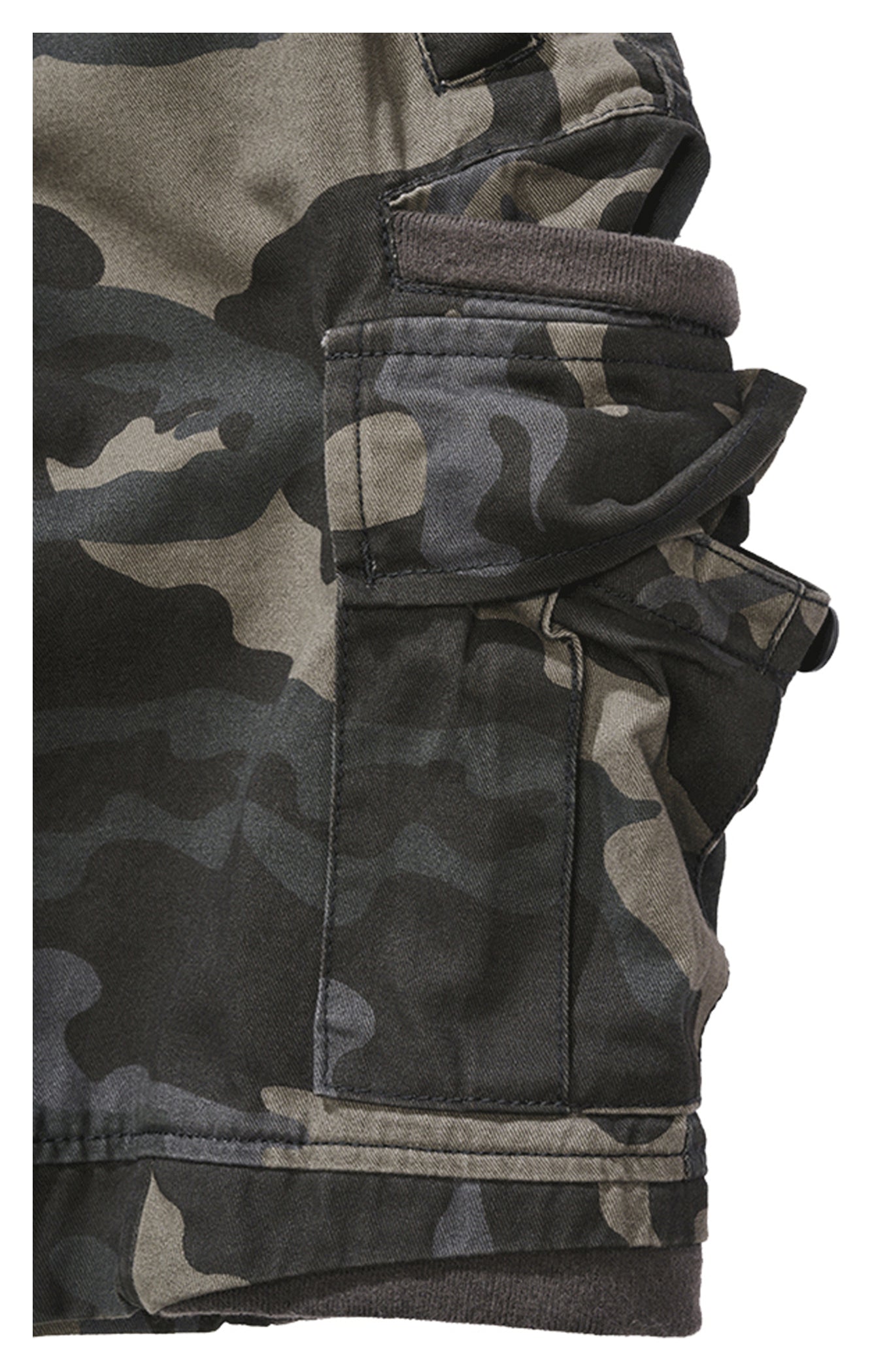 Pantaloni Scurți Packham Brandit - Cargo, Robuști, Camuflaj