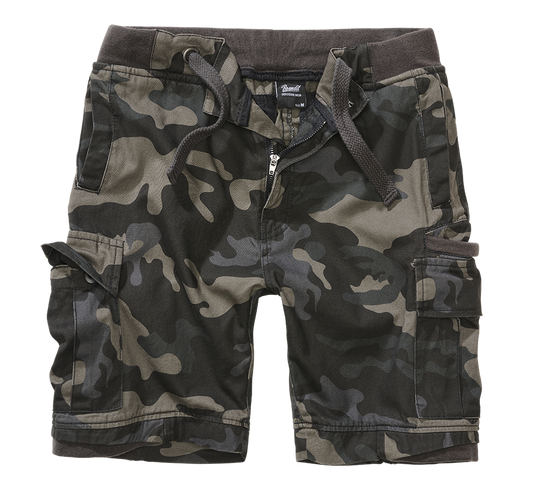 Pantaloni Scurti Packham Vintage Dark Camo Brandit - Confort Tactic Zilnic