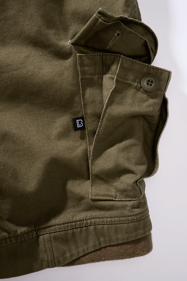 Pantaloni Scurti Packham Vintage Olive Brandit - Stil si Durabilitate