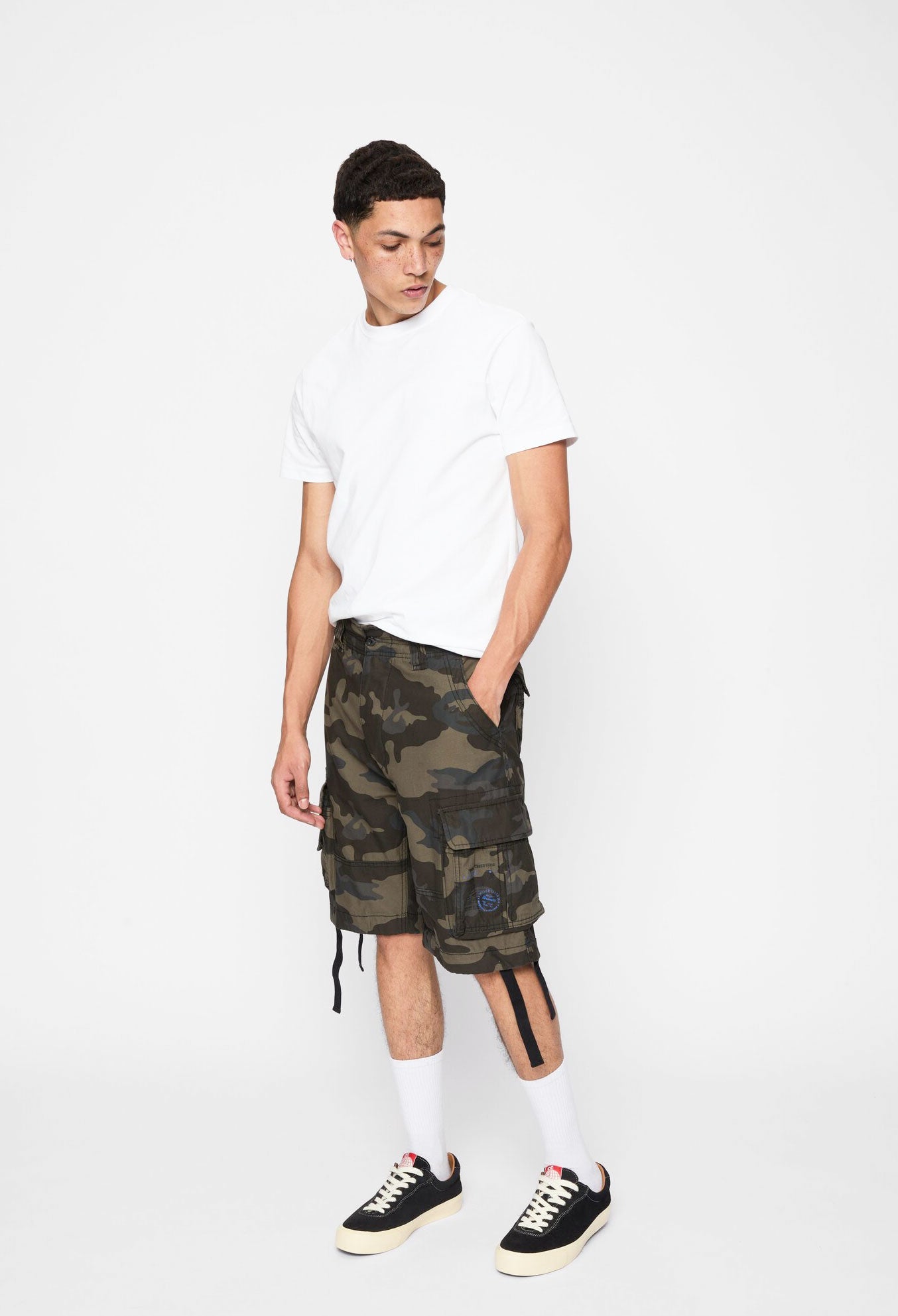 Pantaloni Scurti Pure Vintage Dark Camo Brandit - Stil Autentic