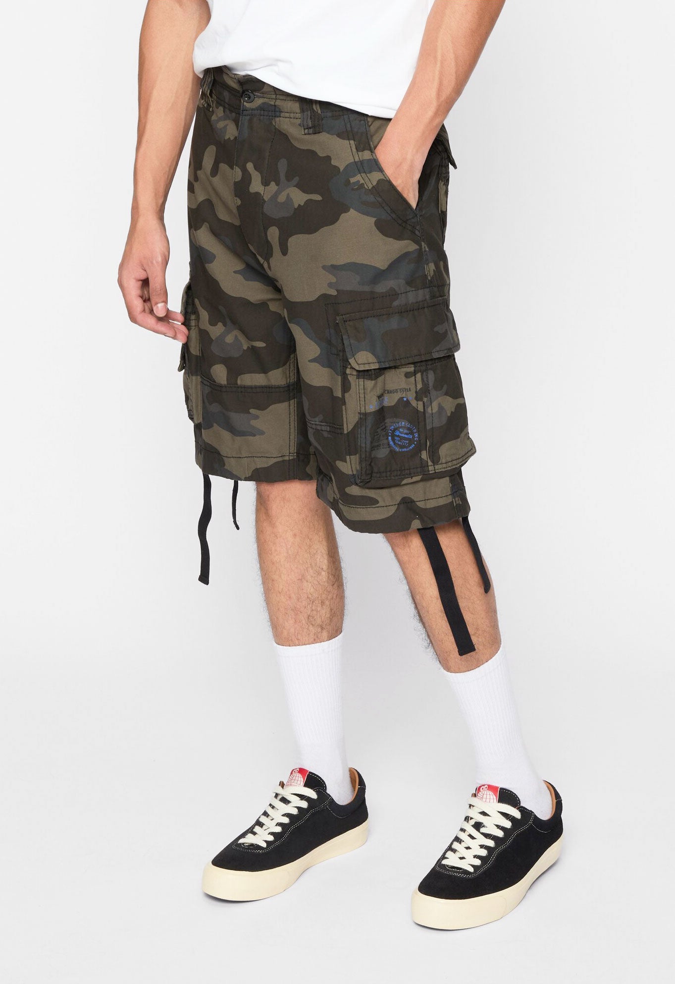 Pantaloni Scurti Pure Vintage Dark Camo Brandit - Stil Autentic