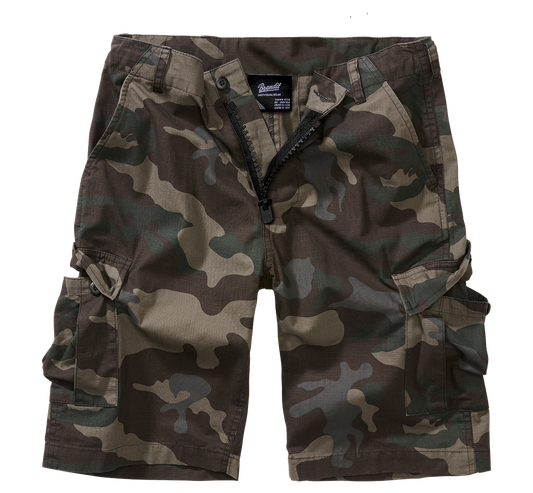 Pantaloni Scurti Ripstop BDU Dark Camo Copii Brandit - Aventura Durabila