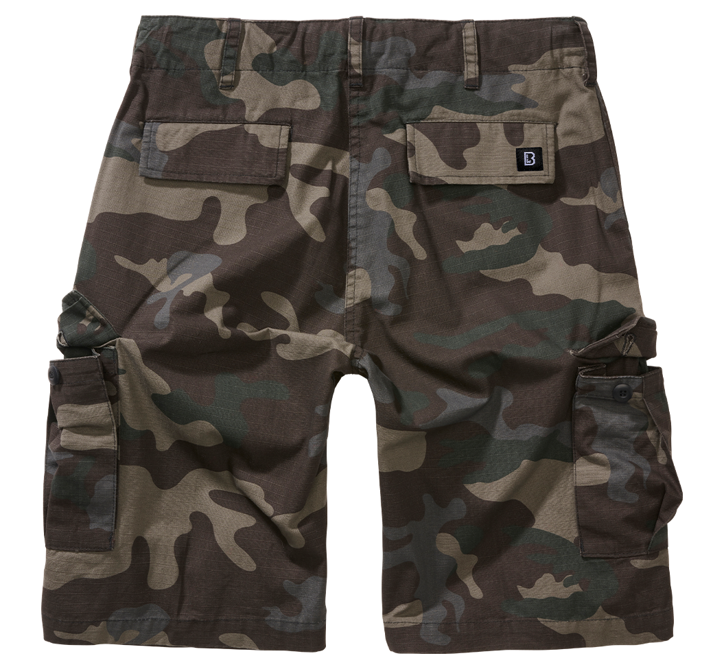 Pantaloni Scurti Ripstop BDU Dark Camo Copii Brandit - Aventura Durabila