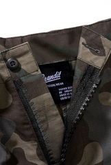 Pantaloni Scurti Ripstop BDU Dark Camo Copii Brandit - Aventura Durabila