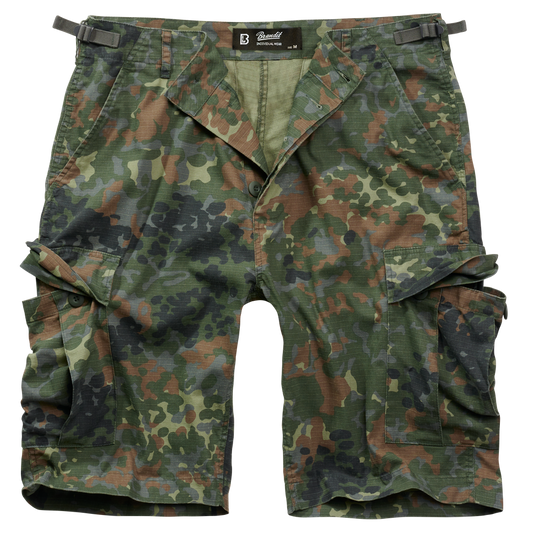 Pantaloni Scurti Ripstop BDU Flecktarn Brandit - Libertate de Mișcare