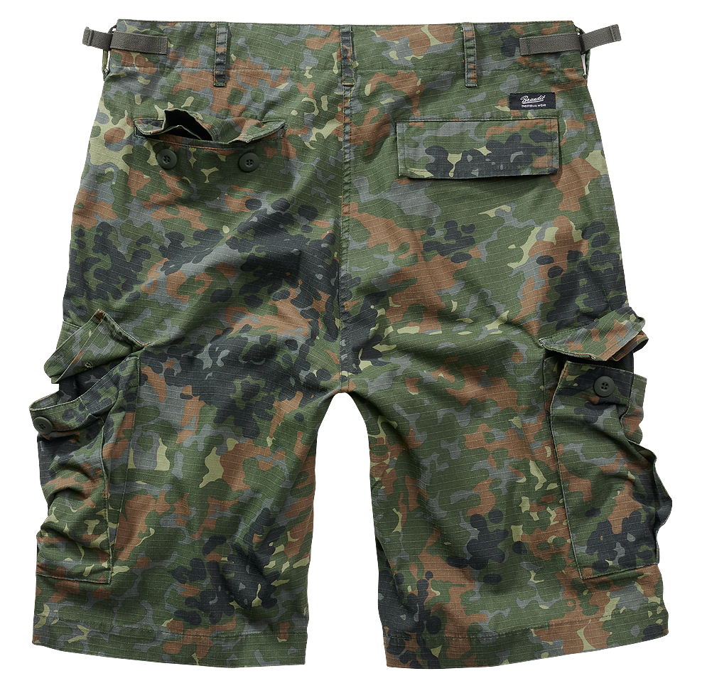 Pantaloni Scurti Ripstop BDU Flecktarn Brandit - Libertate de Mișcare