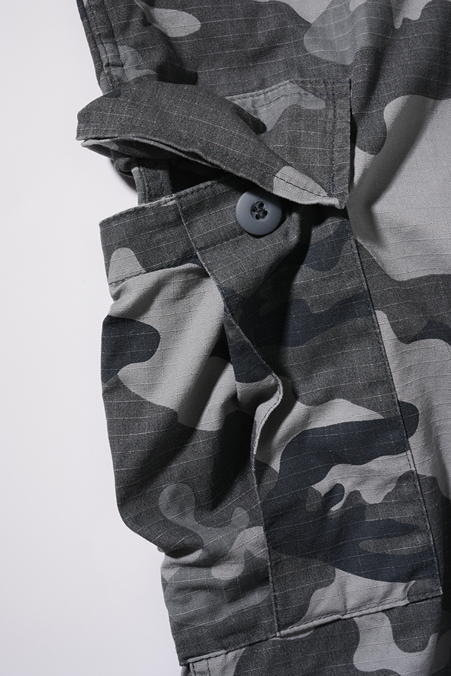 Pantaloni Scurti Ripstop BDU Grey Camo Brandit - Confort Tactic Zilnic