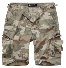 Pantaloni Scurti Ripstop BDU Light Woodland Brandit - Libertate de Mișcare