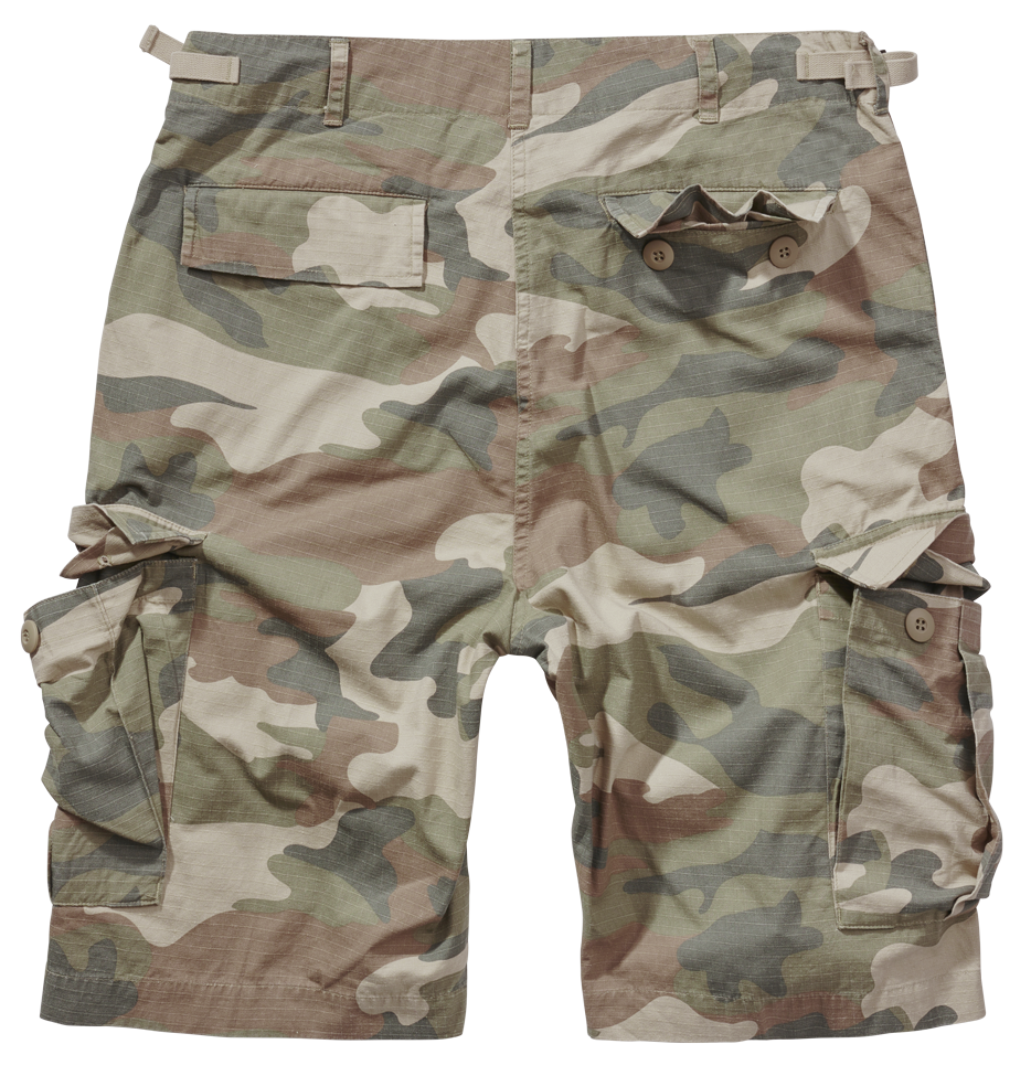Pantaloni Scurti Ripstop BDU Light Woodland Brandit - Libertate de Mișcare
