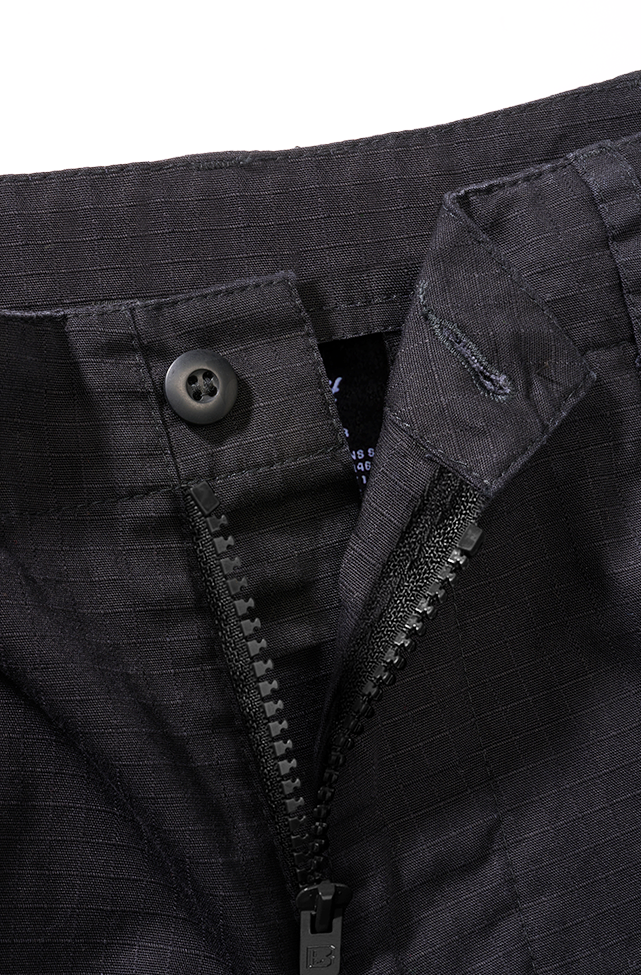 Pantaloni Scurti Ripstop BDU Negru Copii Brandit - Durabilitate Aventura