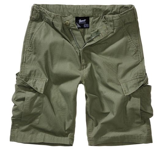 Pantaloni Scurti Ripstop BDU Olive Copii Brandit - Aventura Durabila