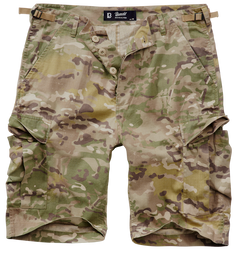 Pantaloni Scurti Ripstop BDU Tactical Camo Brandit - Confort