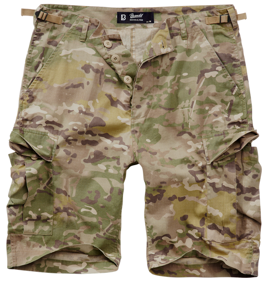 Pantaloni Scurti Ripstop BDU Tactical Camo Brandit - Confort