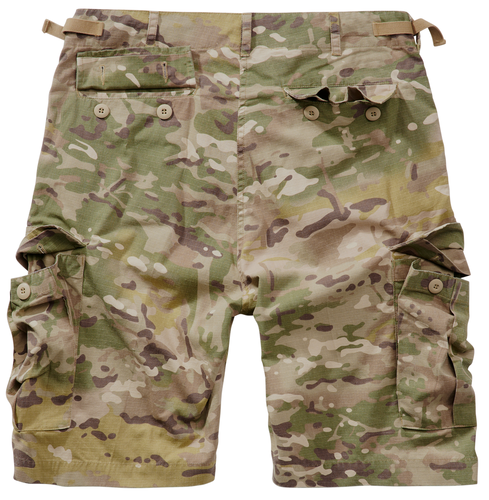 Pantaloni Scurti Ripstop BDU Tactical Camo Brandit - Confort