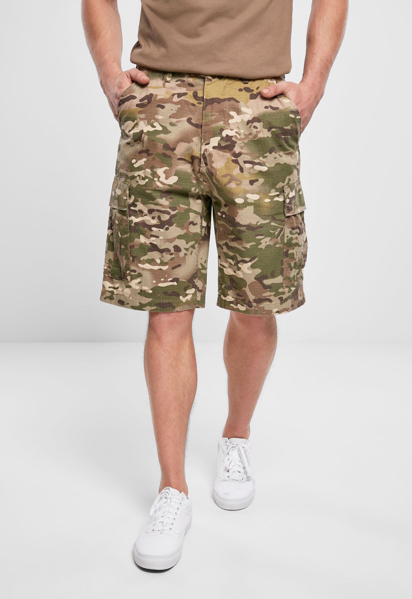 Pantaloni Scurti Ripstop BDU Tactical Camo Brandit - Confort