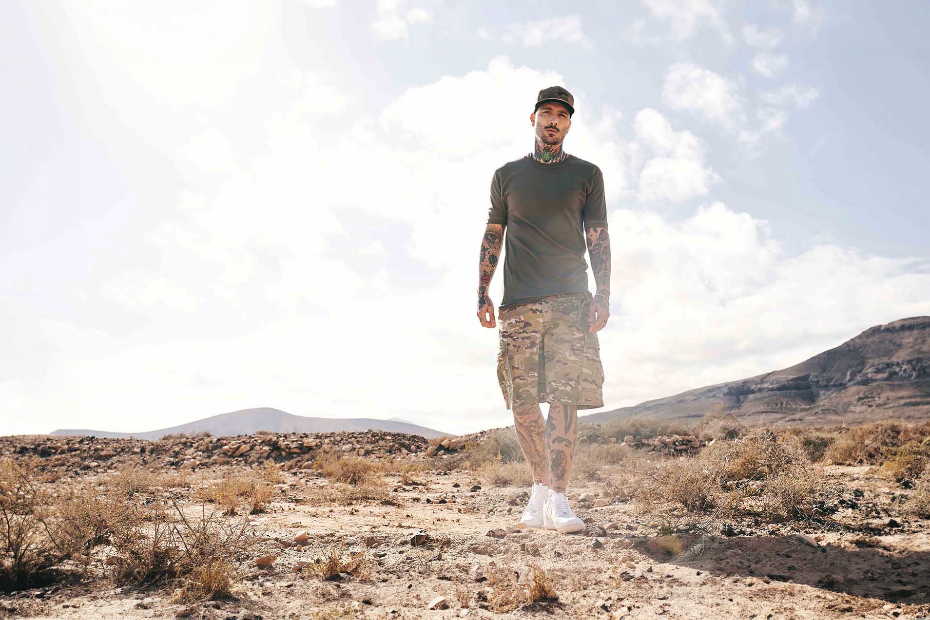 Pantaloni Scurti Ripstop BDU Tactical Camo Brandit - Confort