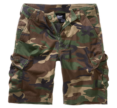 Pantaloni Scurti Ripstop BDU Woodland Copii Brandit - Aventura Durabila
