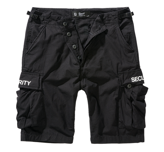 Pantaloni Scurti Ripstop Security BDU Negru Brandit - Confort Operativ