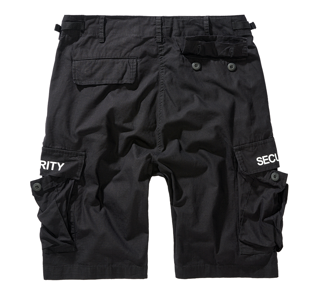 Pantaloni Scurti Ripstop Security BDU Negru Brandit - Confort Operativ